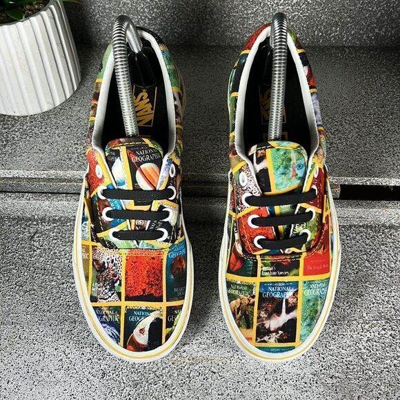Vans 2020 National Geographic x Era 'Classic Covers' Sneakers Shoes 5.5 7 - Picture 4 of 12